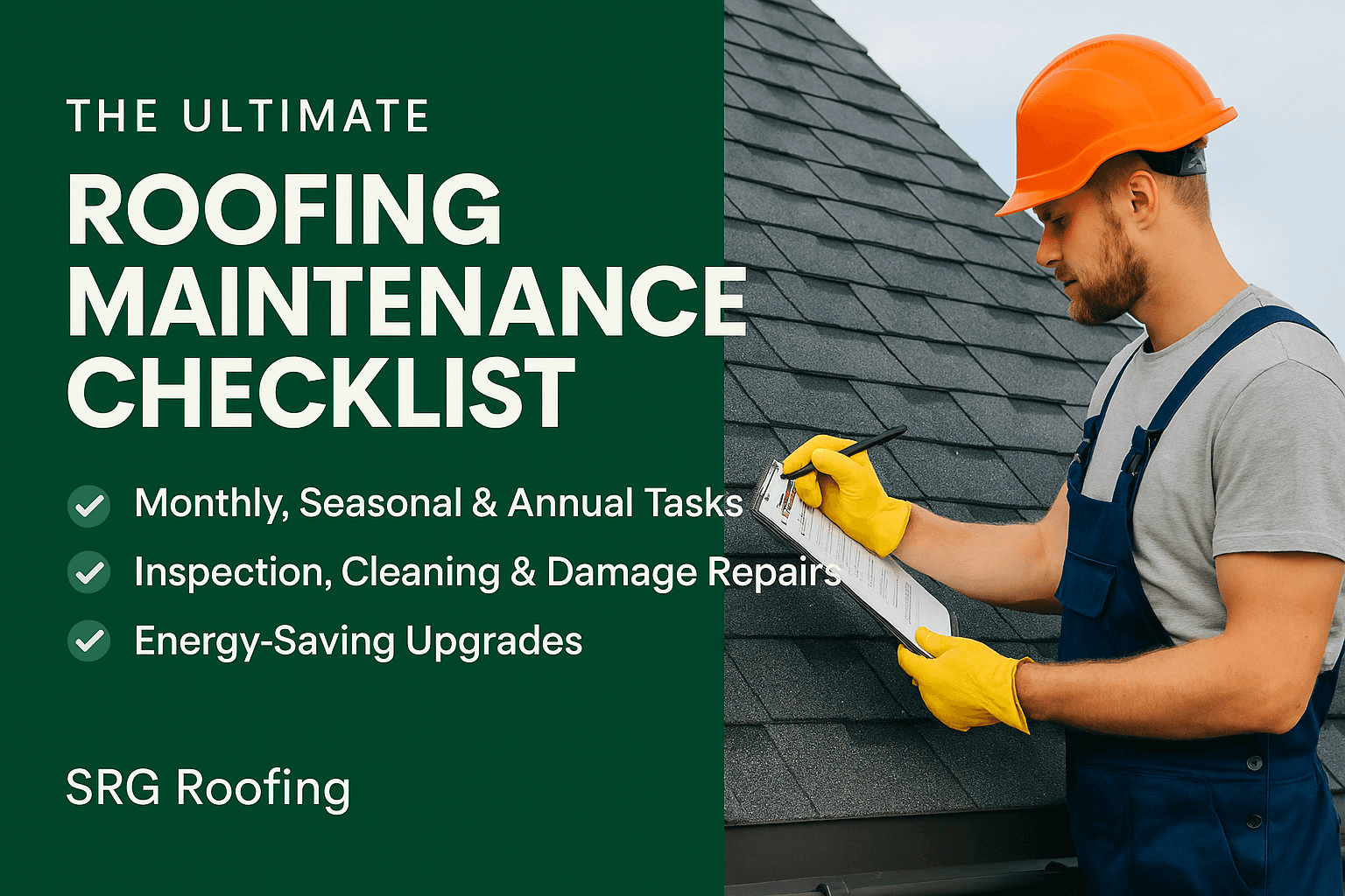 The Ultimate Roofing Maintenance Checklist (Monthly, Seasonal & Annual Tasks) π οΈ