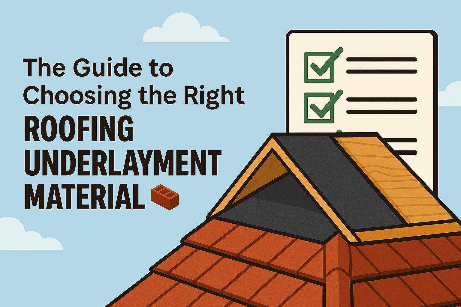 The Guide to Choosing the Right Roofing Underlayment Material π§±